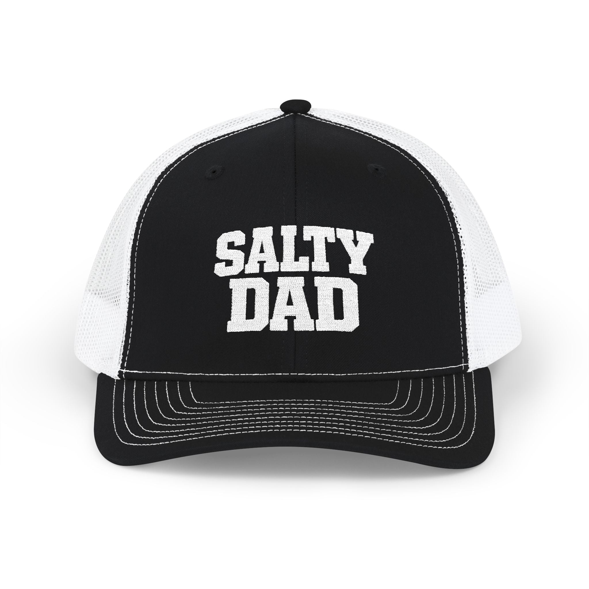 Salty Dad Trucker Hat – Rugged Mesh Back Hat for Working Dads