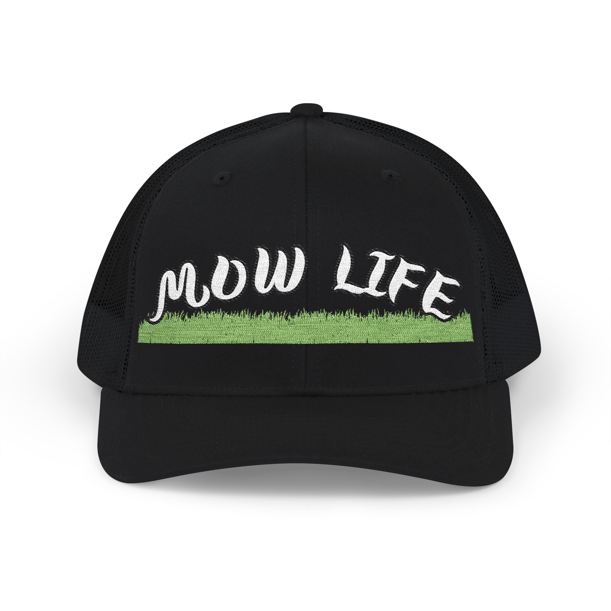 Mow Life Trucker Cap - 'MOW LIFE' Lawn Care Snapback Hat