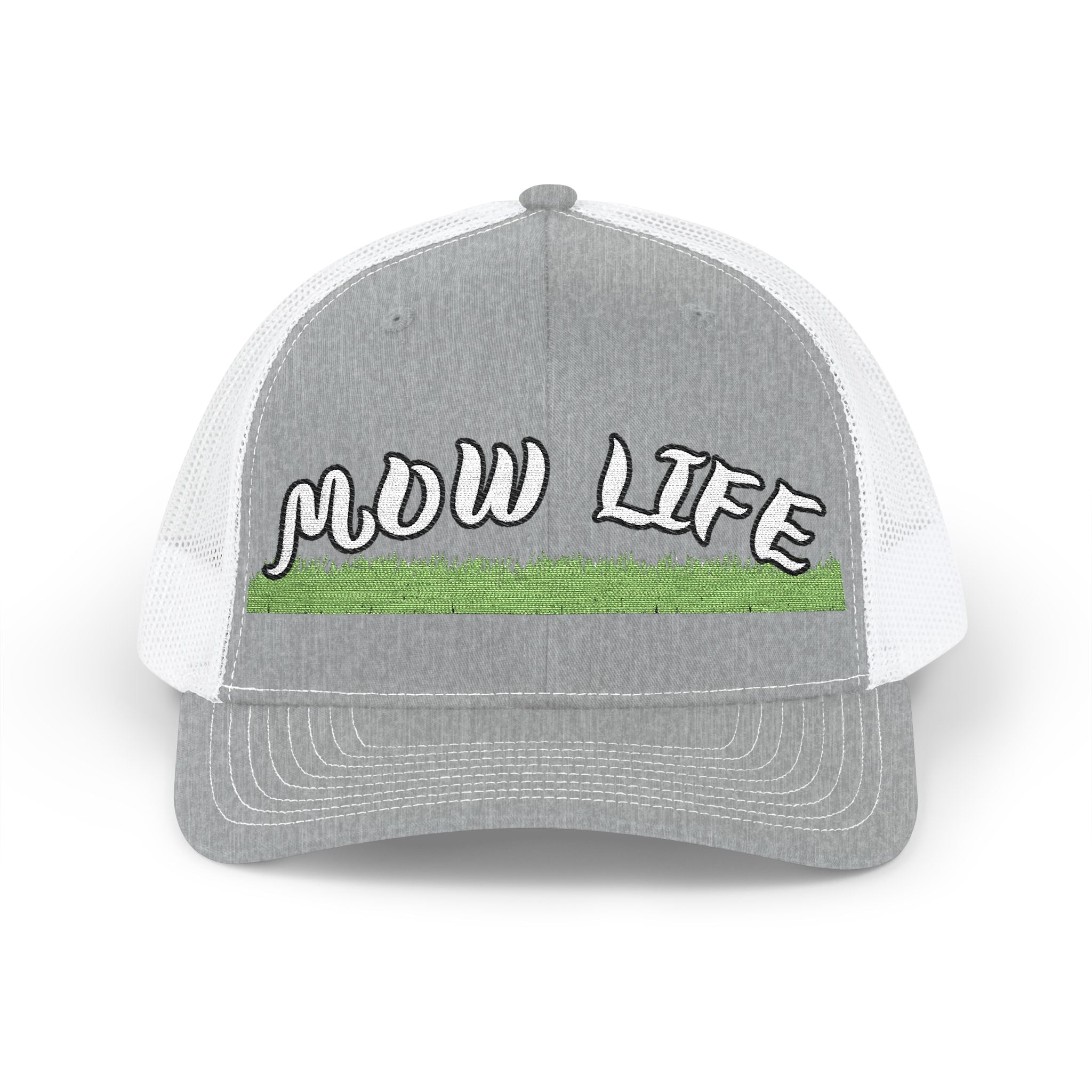 Mow Life Trucker Cap - 'MOW LIFE' Lawn Care Snapback Hat