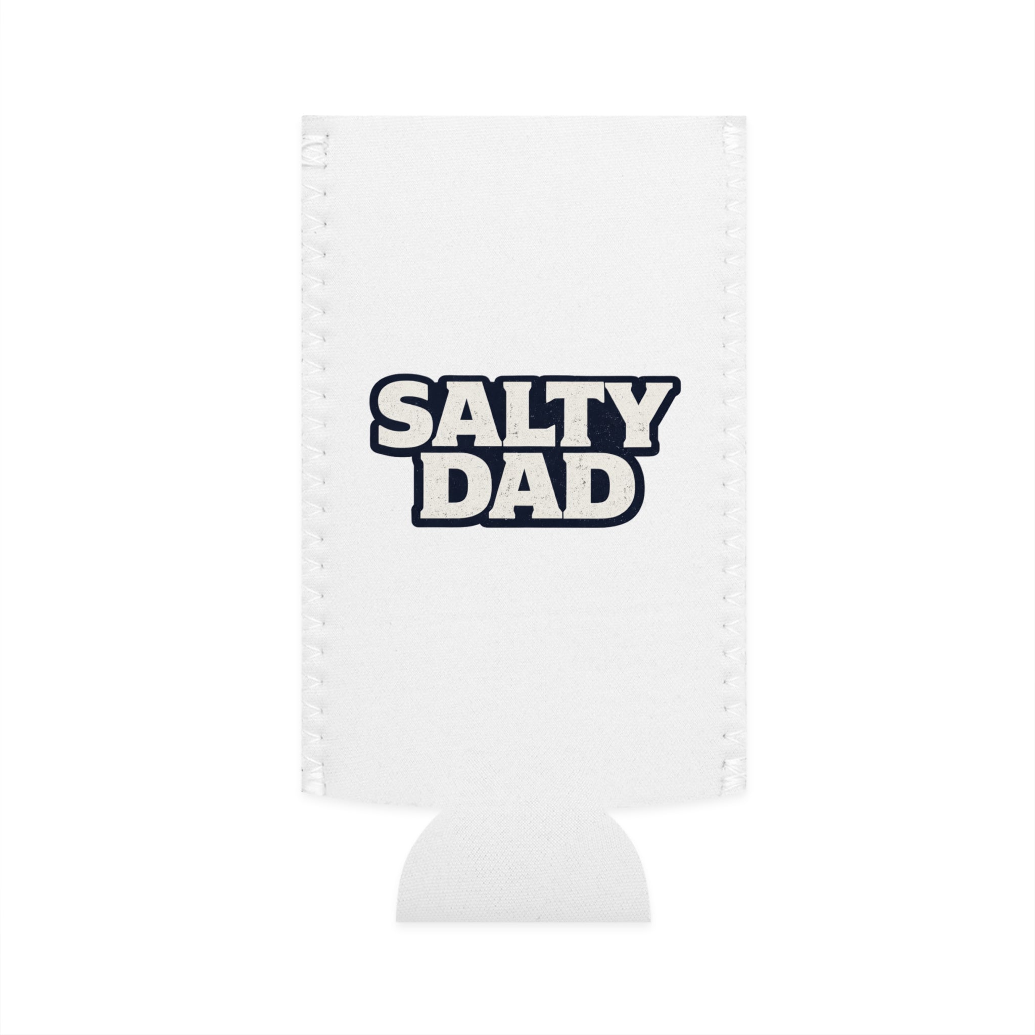 Slim Can Cooler — "Warning HOA's Love Me" & "Salty Dad" Novelty Can Cooler (Slim Fit)