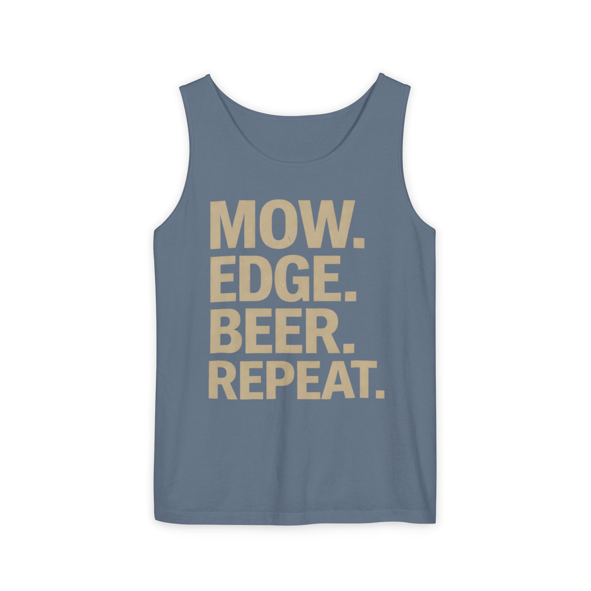 Mow. Edge. Beer. Repeat Tank Top