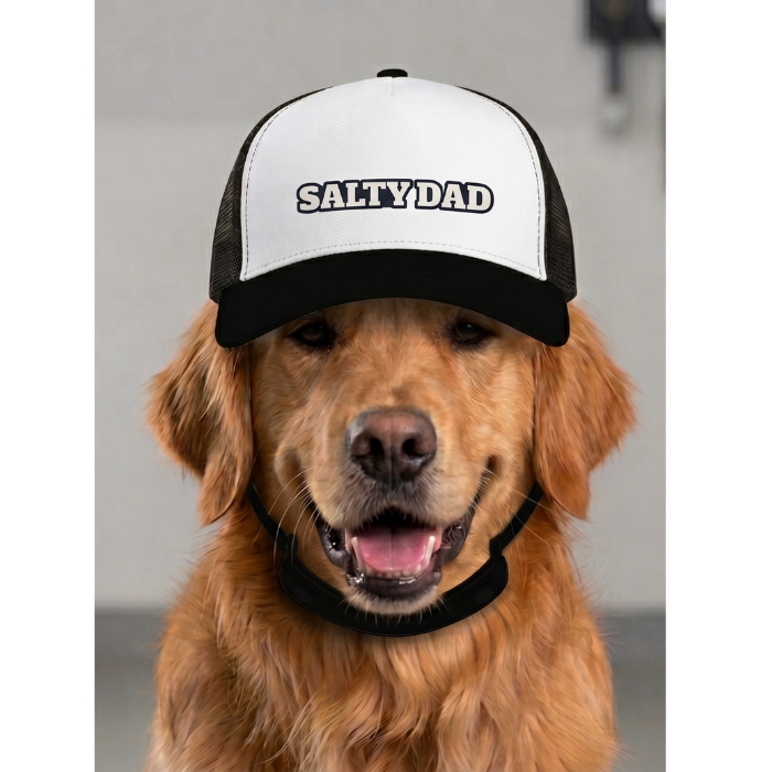 Salty Dad Trucker Hat – Foam Front Dog-Friendly Cap