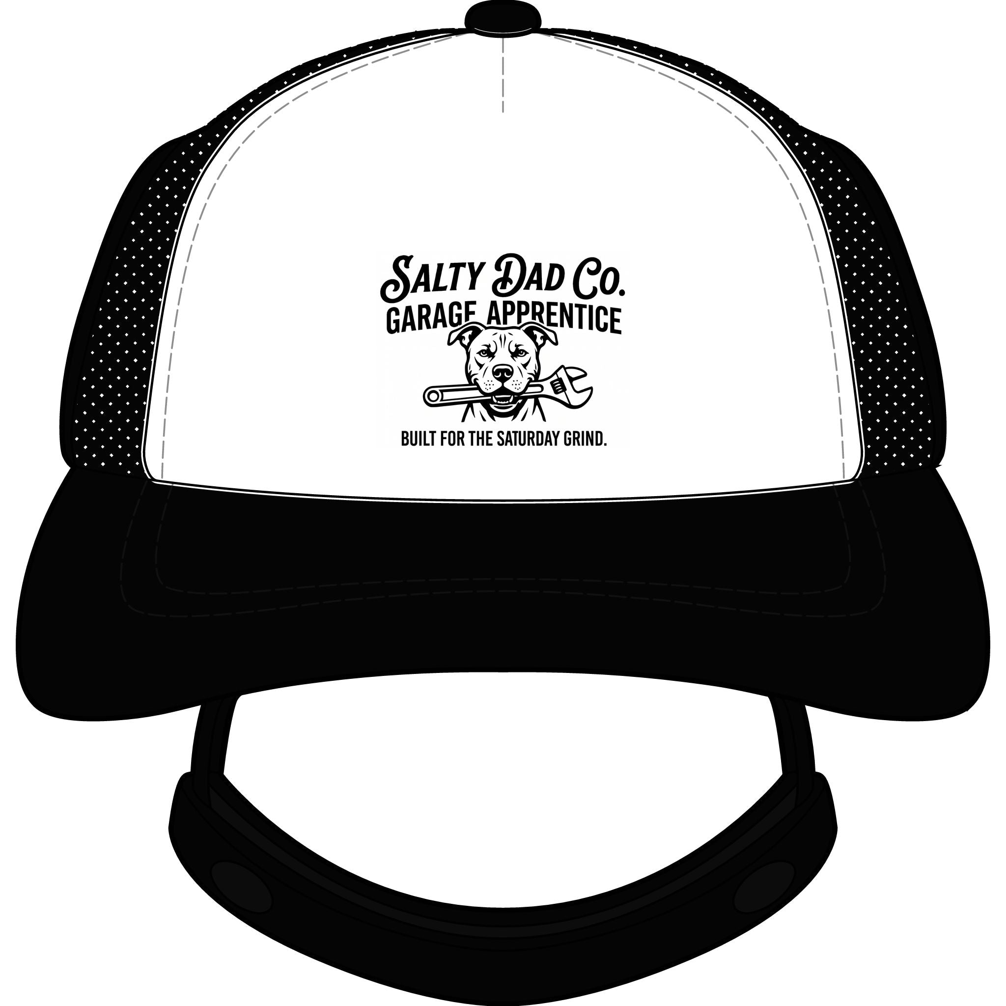 Salty Dad Dog Trucker Hat