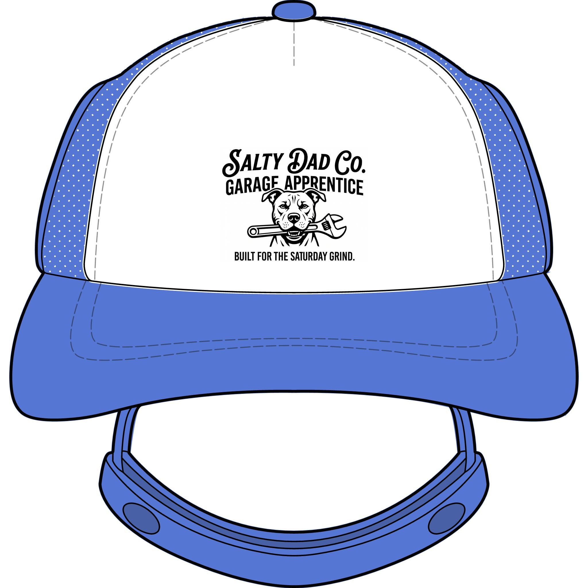 Salty Dad Dog Trucker Hat