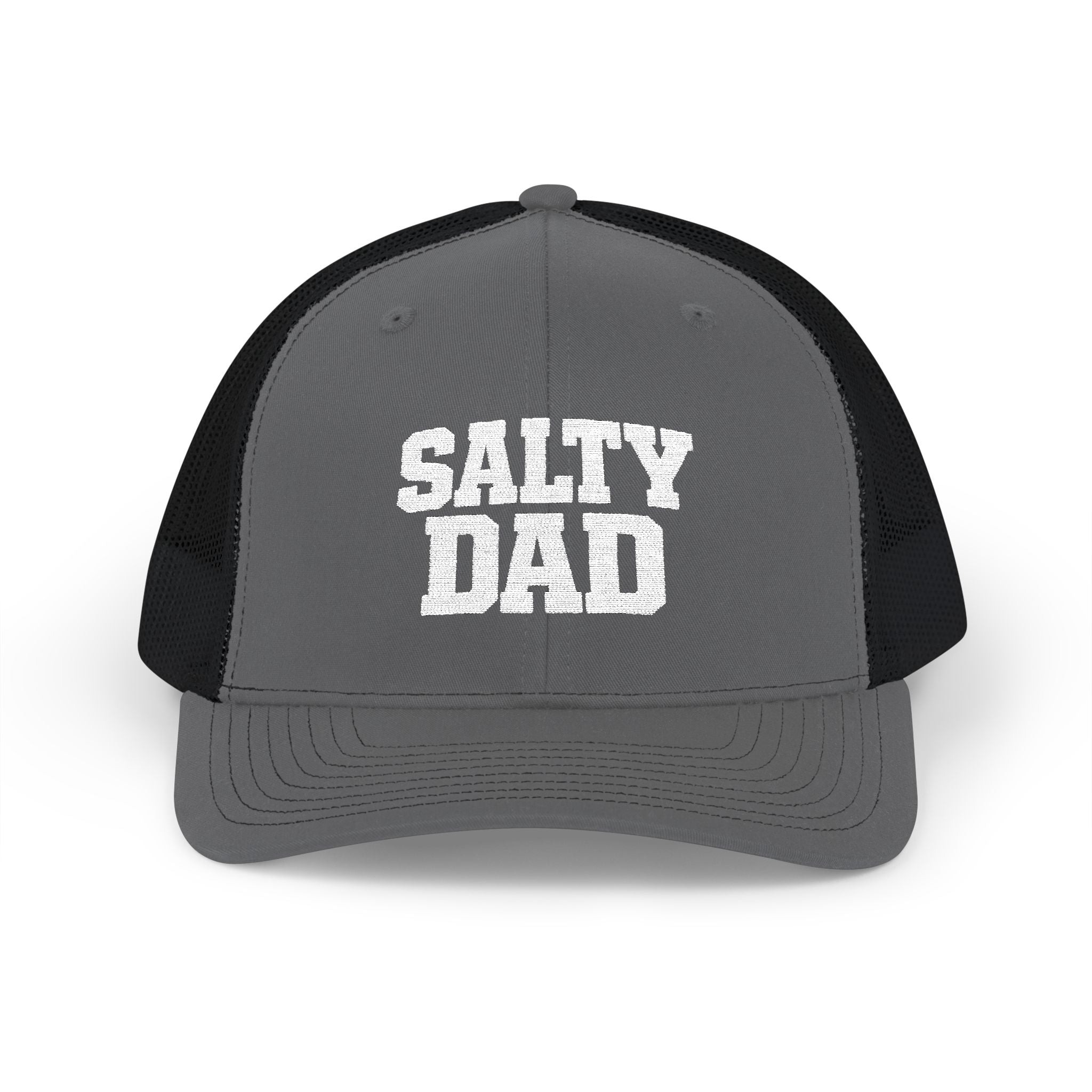 Salty Dad Trucker Hat – Rugged Mesh Back Hat for Working Dads